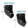 MoyanSuper Pool Table Pockets Replacement Pockets for Billiard Table Set