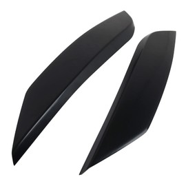 Eyelid Compatible With 2003-2009 350Z, Unpainted ABS Headlight Eyelids Eyebrows Cover Other Color Available By IKON MOTORSPORTS, 2004 2005 2006 2007