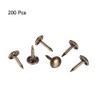 sourcing map Upholstery Nails Tacks 6mm Dia 8mm Height Retro