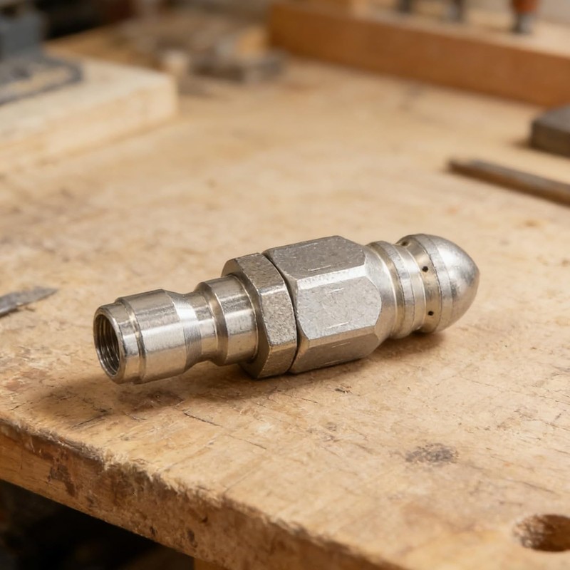 High Pressure Sewer Jet Nozzle 6cm Stainless Steel