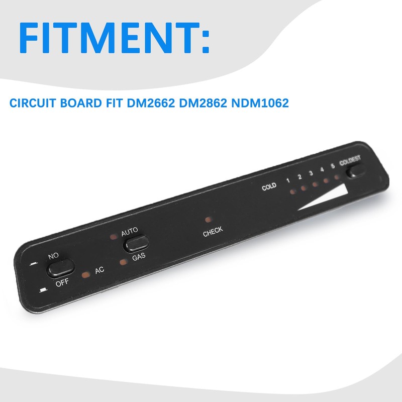 QSRUN Circuit Board Kit Replacement for DM2662 DM2862 NDM1062 Refrigerator