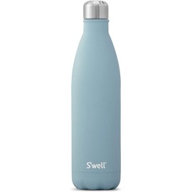 S'well Stainless Steel Water Bottle - 25 Fl Oz - Aquamarine - Triple-Layered Vacuum-Insulated Containers Keeps Drinks Cold for 48 Hours and Hot for 24 - BPA-Free - Perfect for the Go