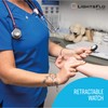 Lightsflo 2-in-1 Watch Light for Nurses, Retractable Clip-on Design with