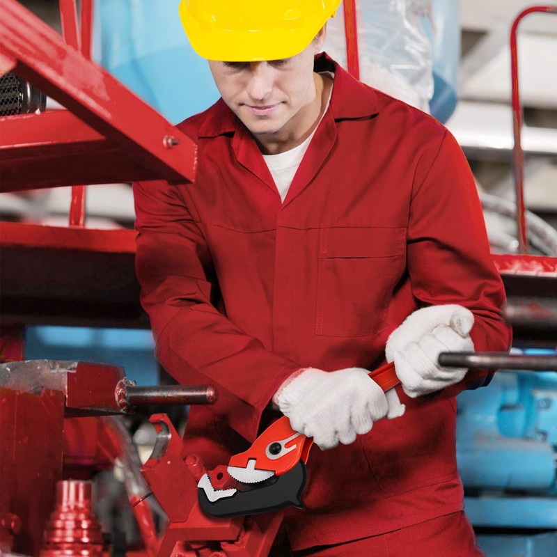 MAXPOWER 14-inch Pipe Wrench, Self-Adjusting Pipe Wrench, Rapid Grip Multi-function