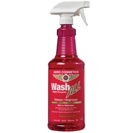 Aero Cosmetics Wash All Multi-Surface, Multi-Purpose Cleaner Degreaser. Kitchen, Bath, Floors, Furniture, Appliances, Home, Car, RV, and Boat