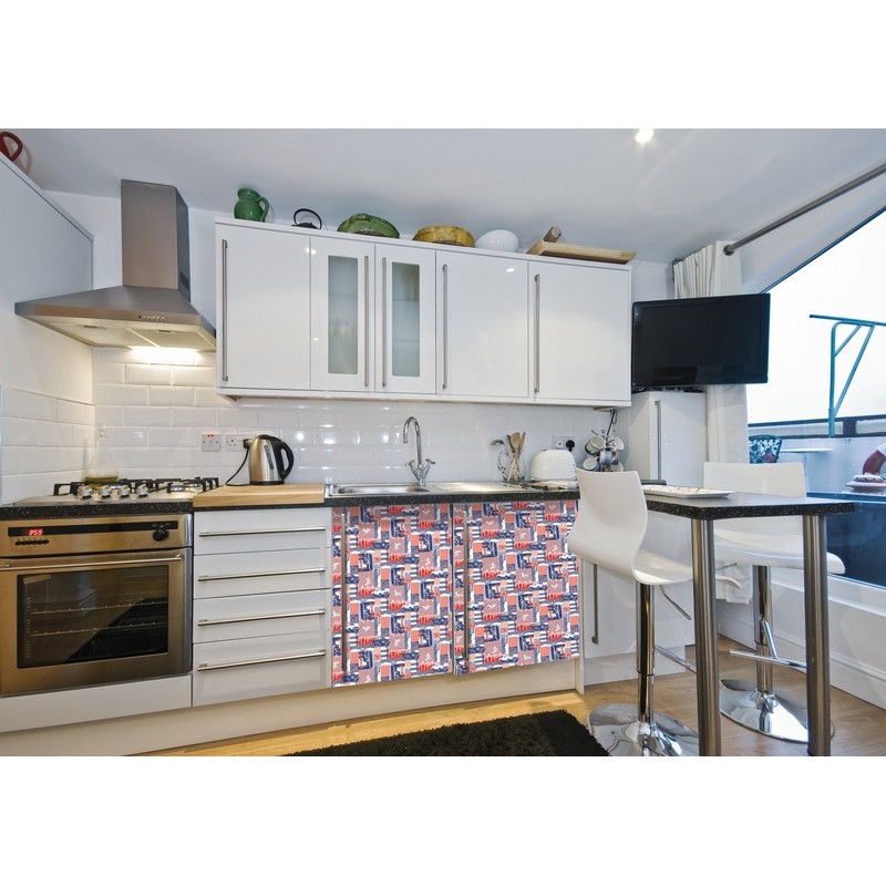 d-c-fix Self-Adhesive Film, Broadway, 17.71" x 59" Roll, 346-0582