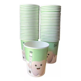 Anelsam Vaso De Papel Biodegradable Anelsam Paquete 50 Pzs Color Blanco