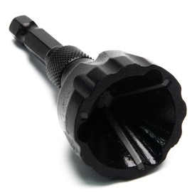Deburring External Chamfer Tool, with Tungsten Carbide Blade, Deburring Chamfering Drill Bit, Remove Burr Tools Quick Release Hex Shank. Improved Durability and Sharpness. Fits 1/8" to 3/4".