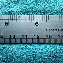 Red Tree Supply Crushed Turquoise Stone, 1 Ounce Container (Medium)