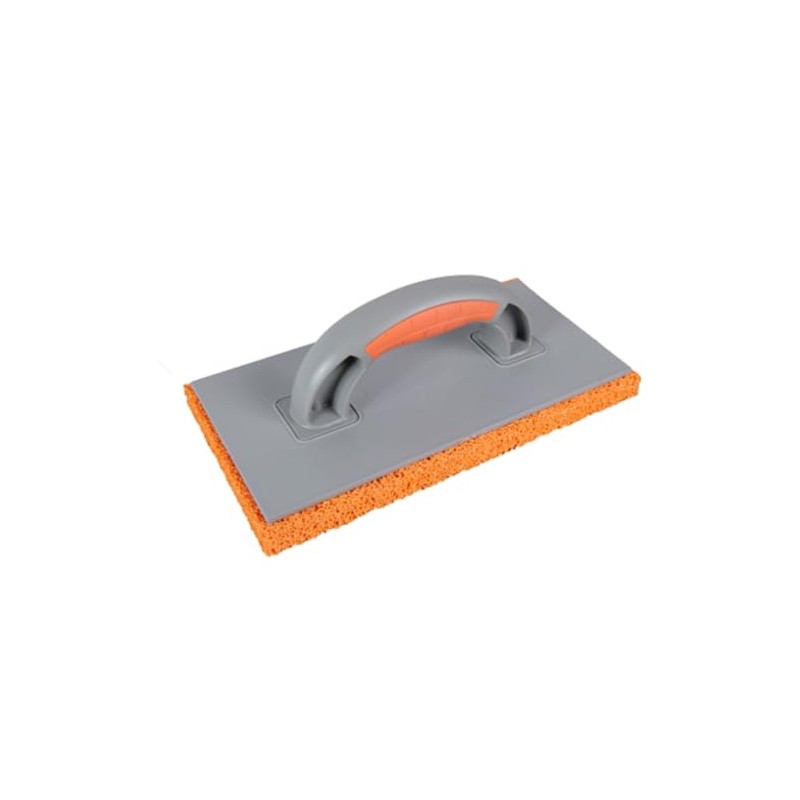 Orange Soft Rubber 18mm Sponge Float 280 x 140mm Plastering,