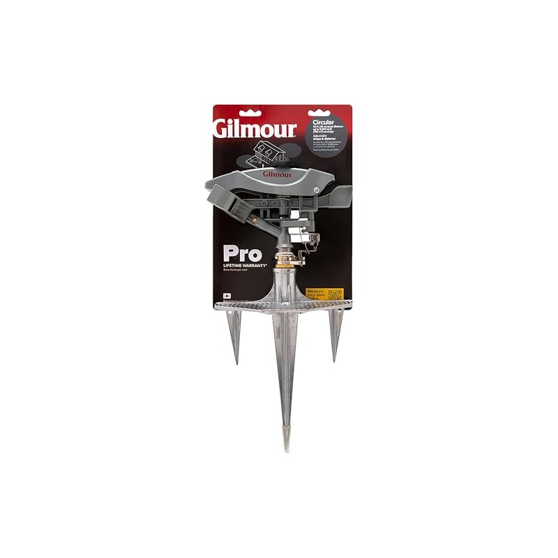 Gilmour Pro Heavy Duty Circular Water Sprinkler with Spike Base,