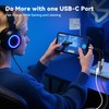 USB C Splitter,1 in 2 Out Dual USB C Type