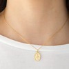 Jewelry Shop M Women's Necklace, Virgin Mary Medal, Simple, Hypoallergenic,