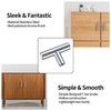 Kigniote 16PCS Cabinet T Bar Handle Chrome Kitchen Drawer Knobs
