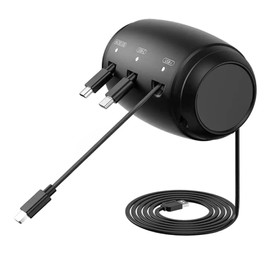 AIXXCUVQ Stylish Car Headrest Rear Seat Three-in-One Charging Station Three Interfaces to Meet Different Needs ABS Car Charging