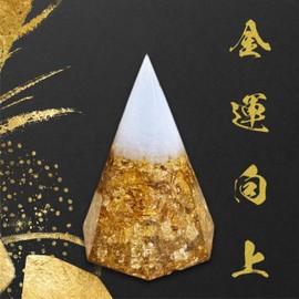 High Salt No Replacement Required Crystal Salt Orgonite Feng Shui Goods Rock Salt Coarse Salt Shinto Buddhist Articles (Clear) (Gold)