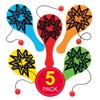 Baker Ross Mini Paddleball Rackets (Pack of 5) - Paddle