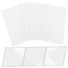 KOMBIUDA 120pcs Transparent Ear Stickers for Vertical Ear Discreet Cosmetic