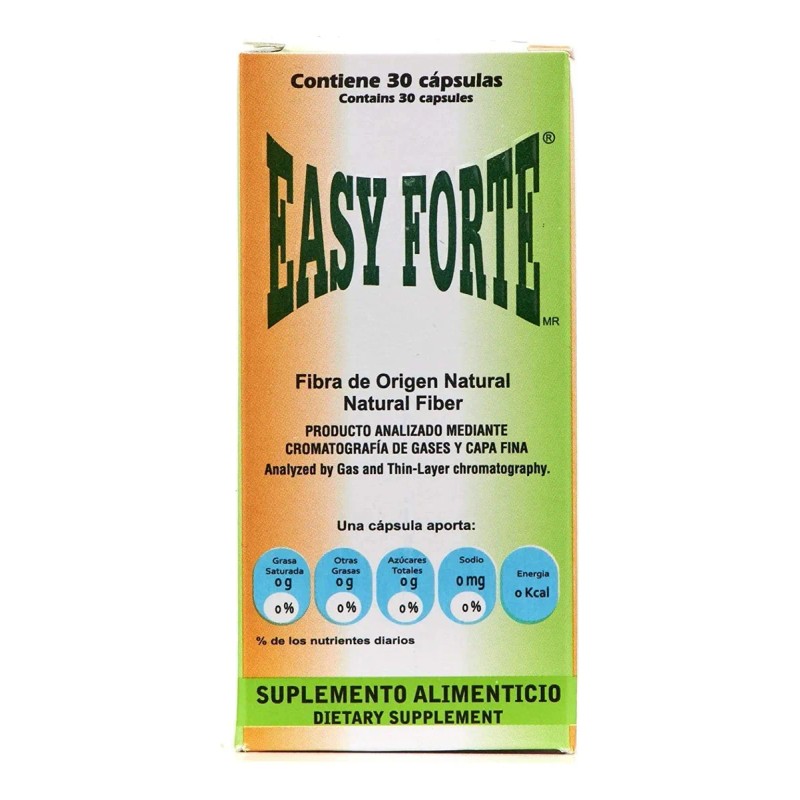 Easy Figure Forte Fibra De Origen Natural 30 Caps Sabor
