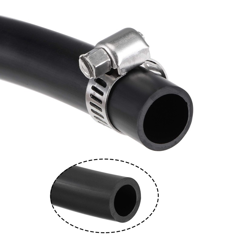 sourcing map Lubricating Oil Hose 14mm ID 18mm OD 3.3ft