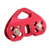 Mountaineering Climbing Double Axle Double Zip Line Trolley Steel Rope