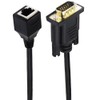 Halokny VGA to RJ45 Extender Over Ethernet Adapter Cable, VGA