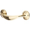 Merriway® BH01753 Front Fix Bow Door Handle, 150mm (6 inch)