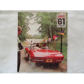 CORVETTE 1961 Sales Brochure 61 Vette