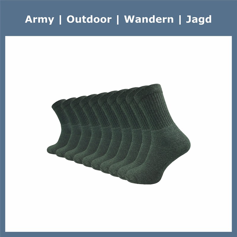 Gawilo Stable Army, Hunter Casual Socks Made of Durable Cotton,