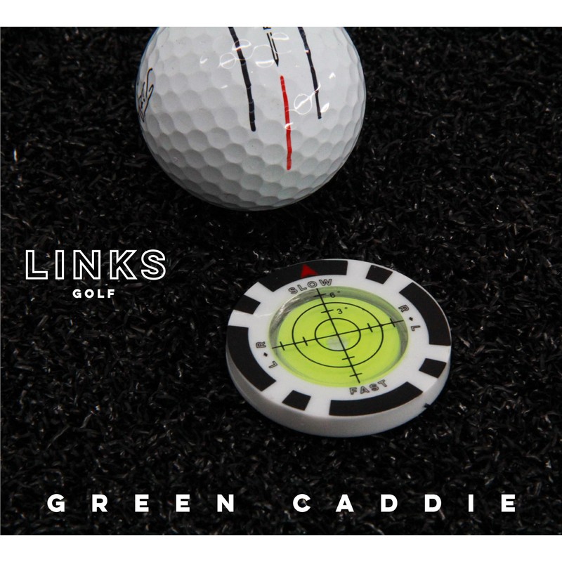 Links Golf Green Caddie - Golf Ball Marker with High