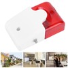 Sound Light Alarm Wired 12v Dc Adjustable Volume, Led Flashing