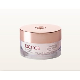 Becos - Age Pro Evolution - Anti-Aging-Creme Pro Collagen 50 ml - wirkt Anti-Aging, restrukturierend und pro-Kollagen mit hochmodernen Wirkstoffen, biofermentiertem löslichem Kollagen und Vitamin C.