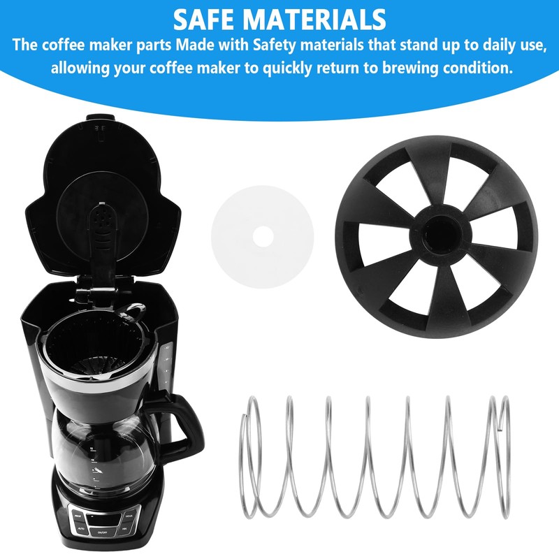Coffee Machine Brewing Basket Bottom Spring Loaded Stopper Kits Fits
