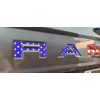 auto pro 0.1 in ABS Tailgate Insert Letters fits 2019-2023