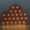 Night Light Bedside Home Wooden Crafts Children Bedroom Table Luminous