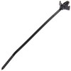 pandouitto Pusher Type Nylon Cable Ties Weather Resistant Black plwp1s