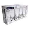 Luminarc 4 Piece Skylines 15.25 oz Assorted Decorated Coolers, Clear