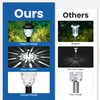 GIGALUMI 8 Pack Solar Lights Outdoor, Solar Pathway Lights with