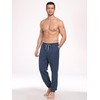 EA'S SECRET Men's 100% Cotton Pajama Bottoms Stretch Waist Soft