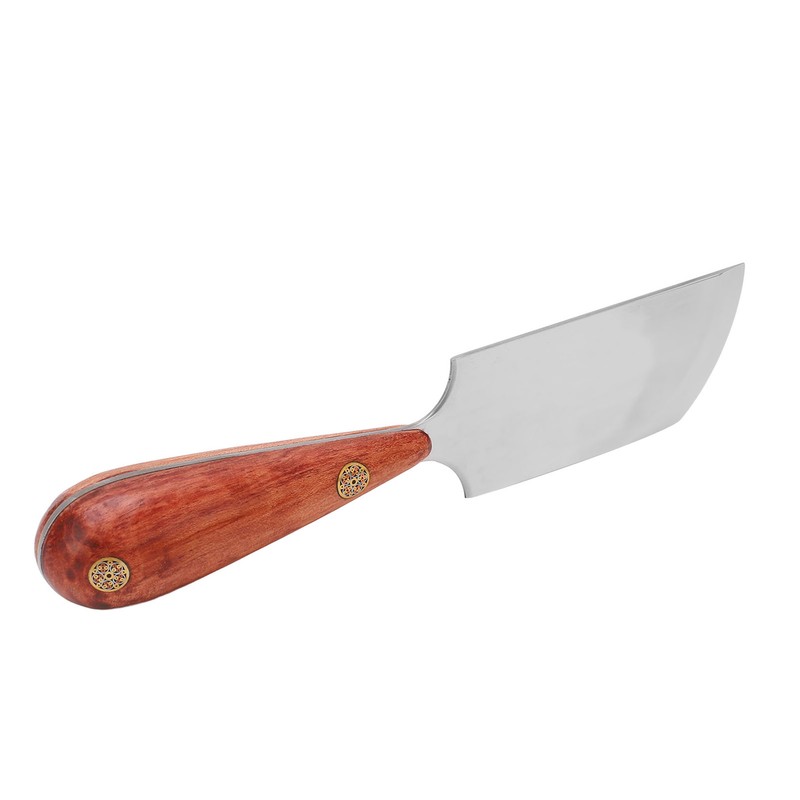 Leather Knife High Speed Steel Wooden Handle Easy Control Widely