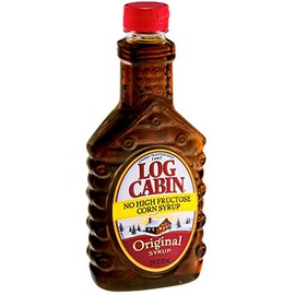 Log Cabin Syrup Original, 12 oz Plastic Bottle (Pack of 8)