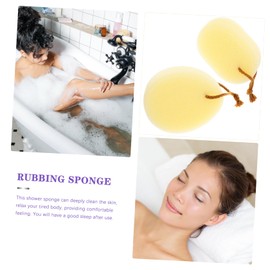 VICASKY 2pcs Bath Scrubber Exfoliating Body Sponge for Shower Lightweight Quick-drying Bathing Tool for Daily Cleansing