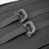 6 Pcs D Shape Plastic Carabiner Hook Gray Molle Carabiner