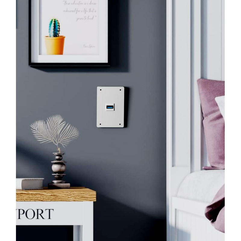 BERLAT USB 3.0 Keystone Jack Insert, USB Keystone Jack,USB to