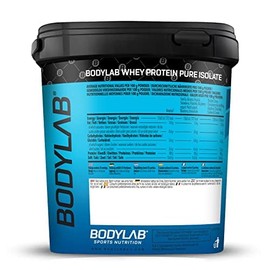 Whey Protein Isolate 900 g Vanilla Bodylab24, Protein Powder from Whey Isolate, Whey Protein Powder Can Support Muscle Building, Concentrated Iso-Whey Protein Free from Aspartame