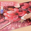 Dual-Sided Synthetic Leather Decorative Makeup Mat for Crafting, Furniture Protection,