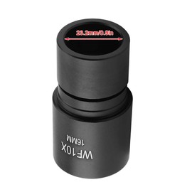 WF 10x Microscope Eyepiece Biological Microscope Lens Adapter Microscope Accessories for Microscope View 16mm