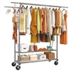 Simple Trending Heavy Duty Clothing Clothes Rack for Hanging, Rolling