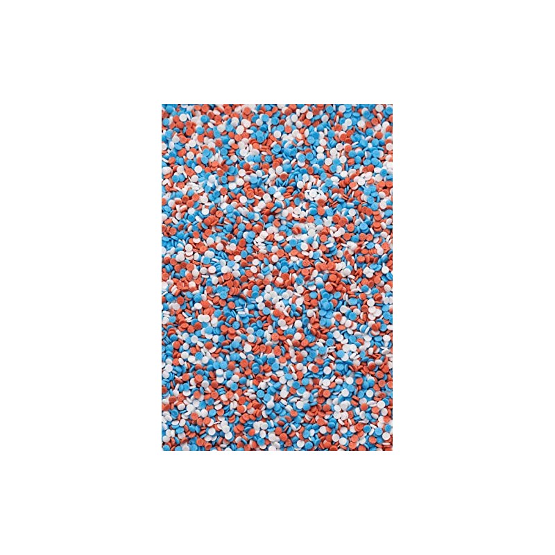 SPRINKLY - Matt Sugar Confetti - Red, White & Blue