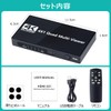 BLUPOW VA241 4K30Hz HDMI Screen Splitter 4 in 1 out